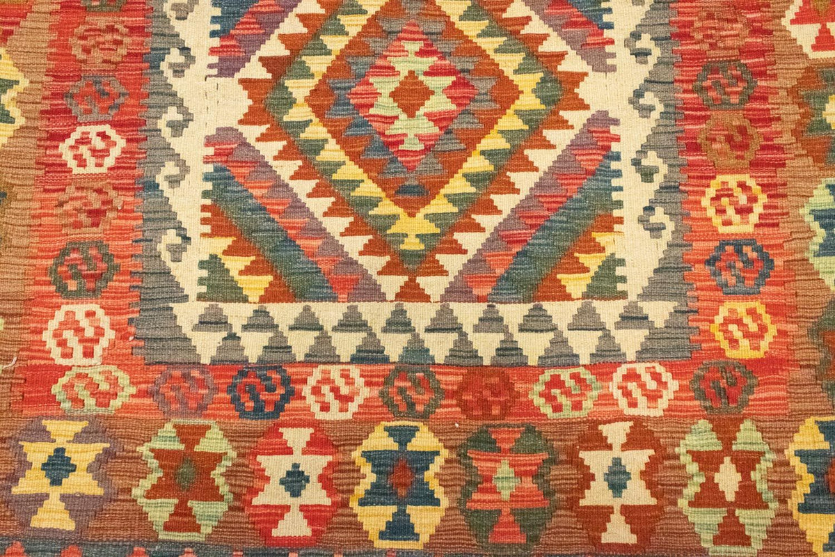Tappeto Kelim - Orientale - 203 x 148 cm - arancione