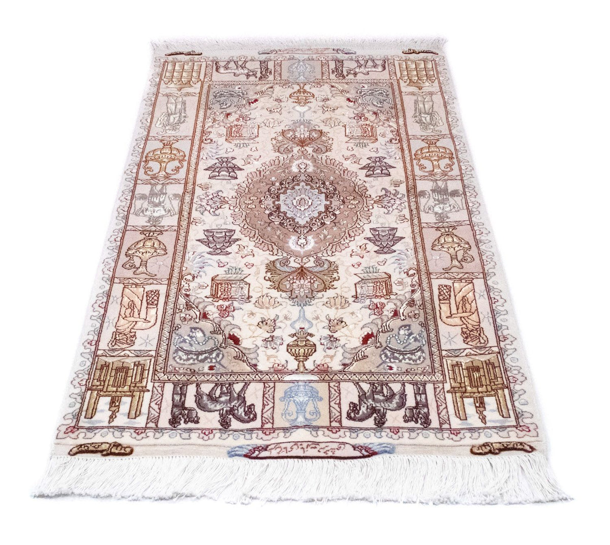 Tappeto Persero - Tabriz - Reale - 134 x 75 cm - beige