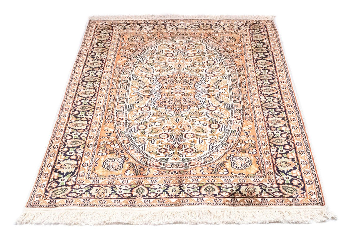 Tappeto di seta - Seta del Kashmir - 125 x 83 cm - arancione