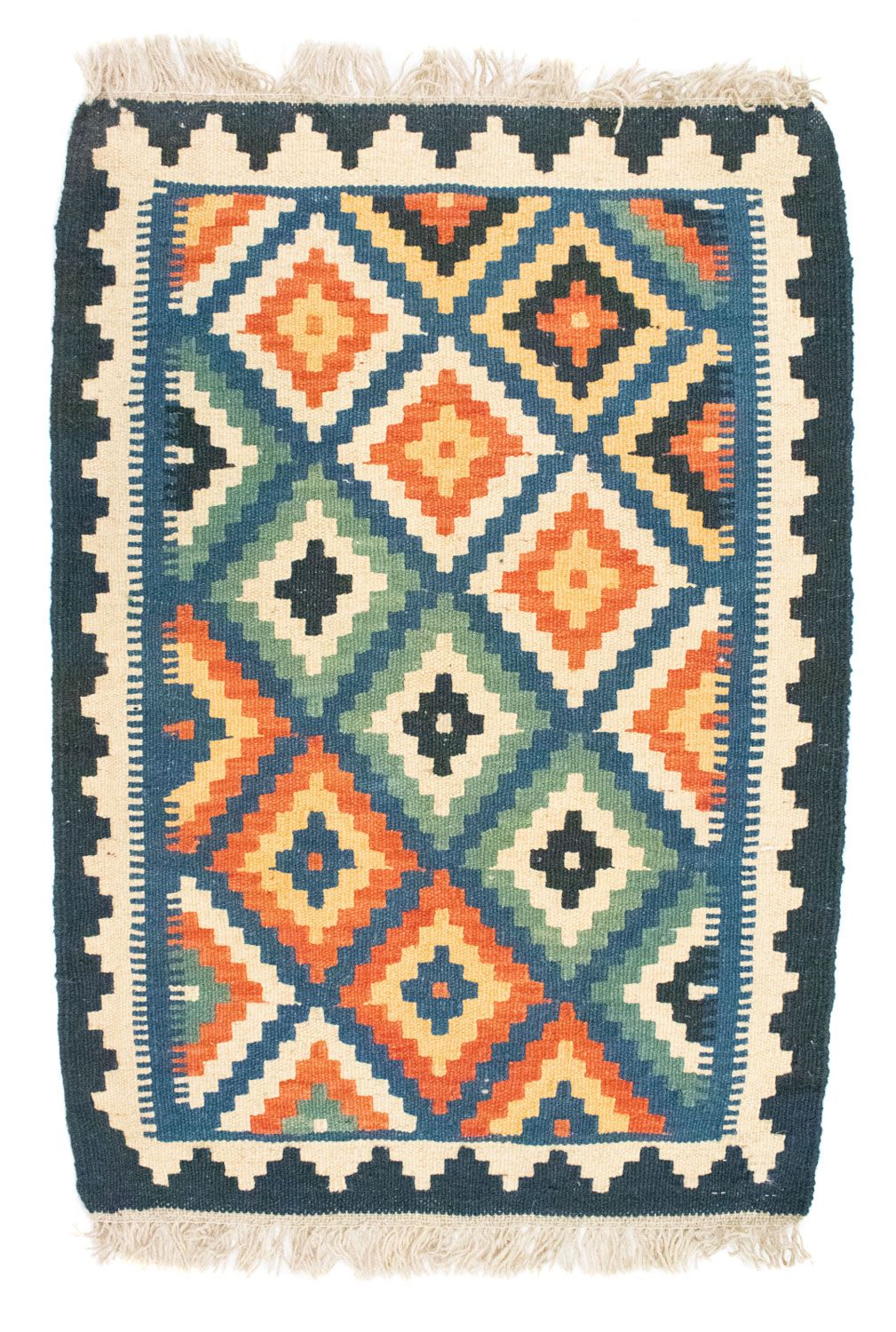 Tappeto Kelim - Orientale - 90 x 60 cm - blu