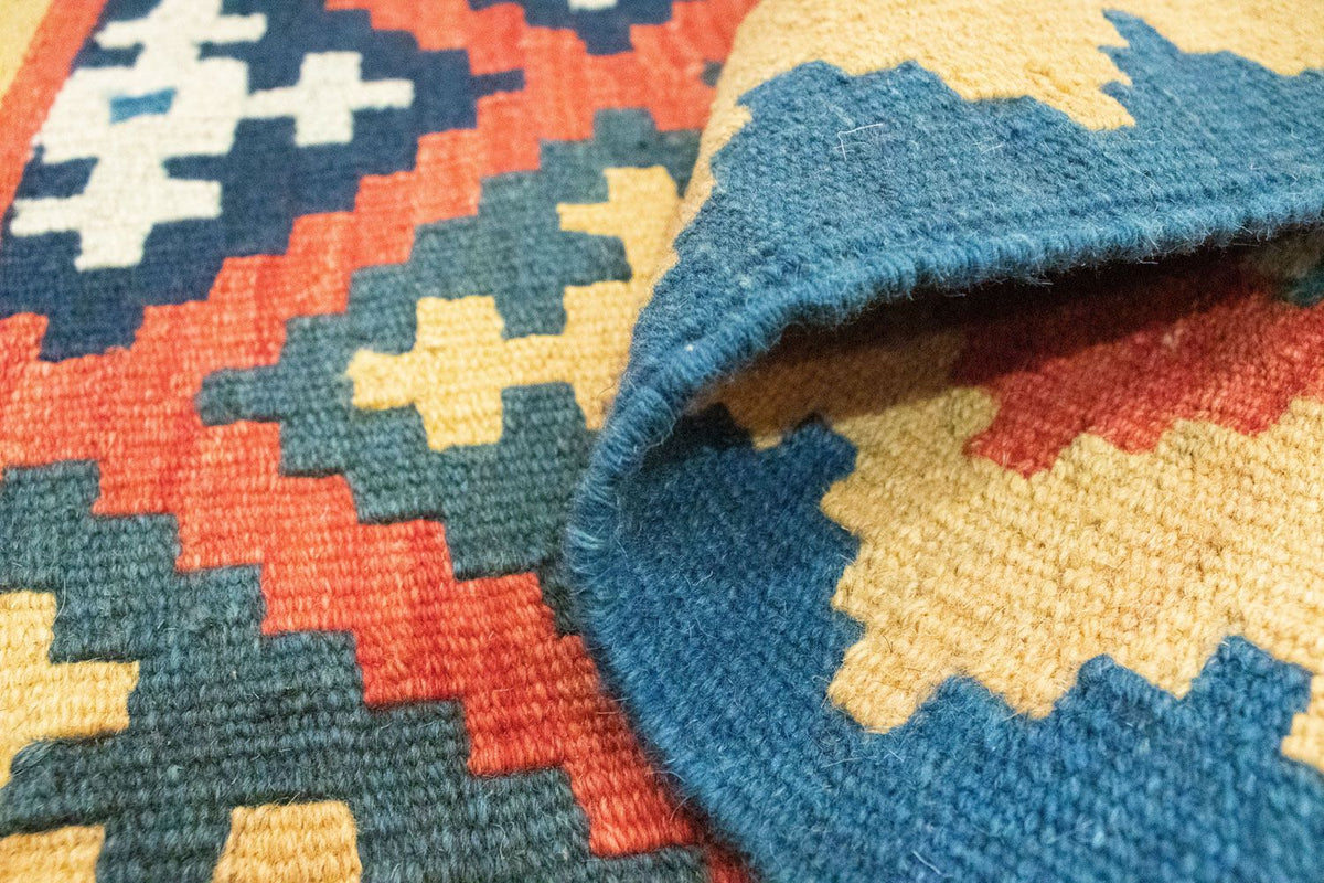 Tappeto Kelim - Orientale - 90 x 64 cm - arancione