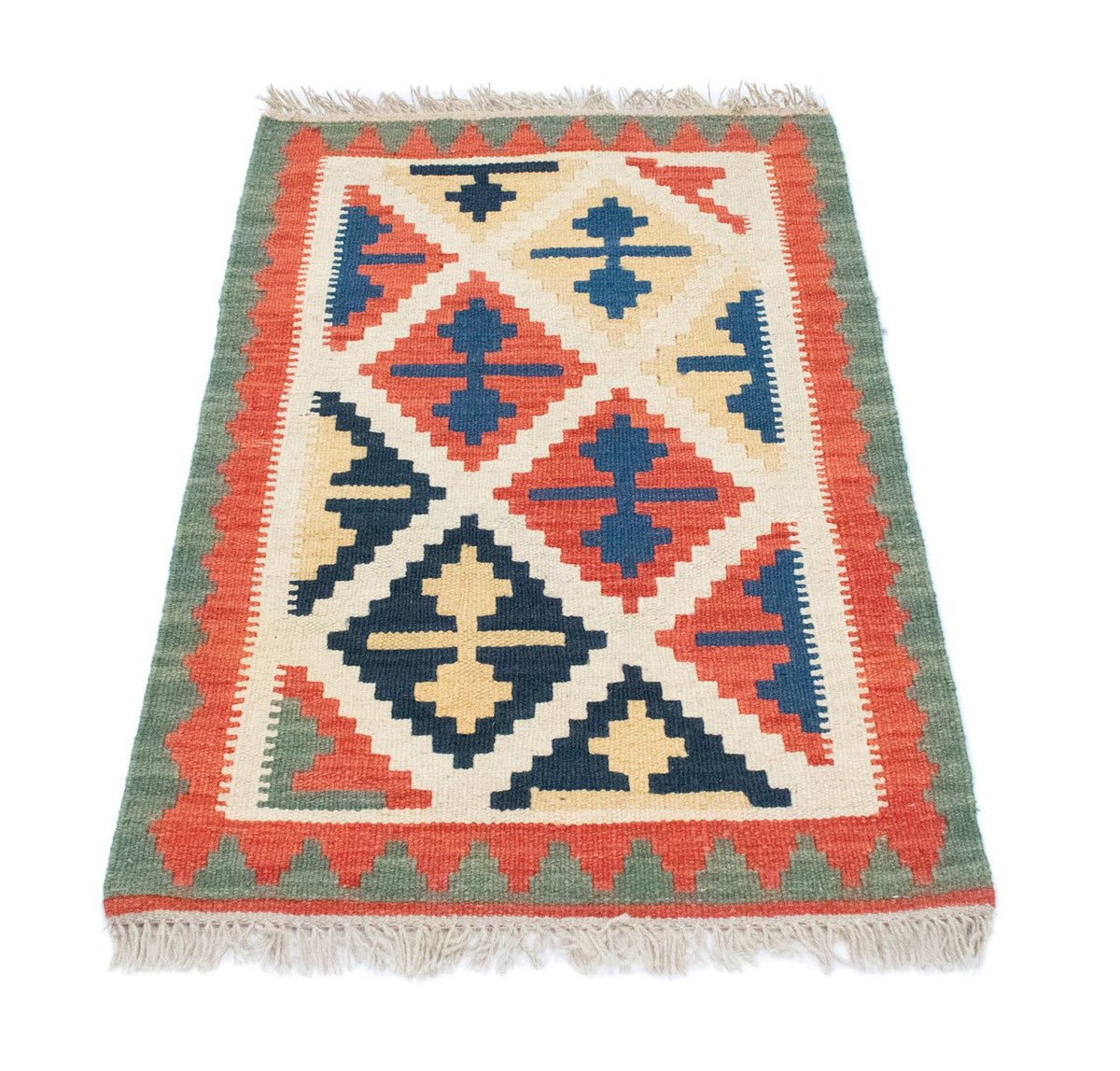 Tappeto Kelim - Orientale - 93 x 61 cm - arancione