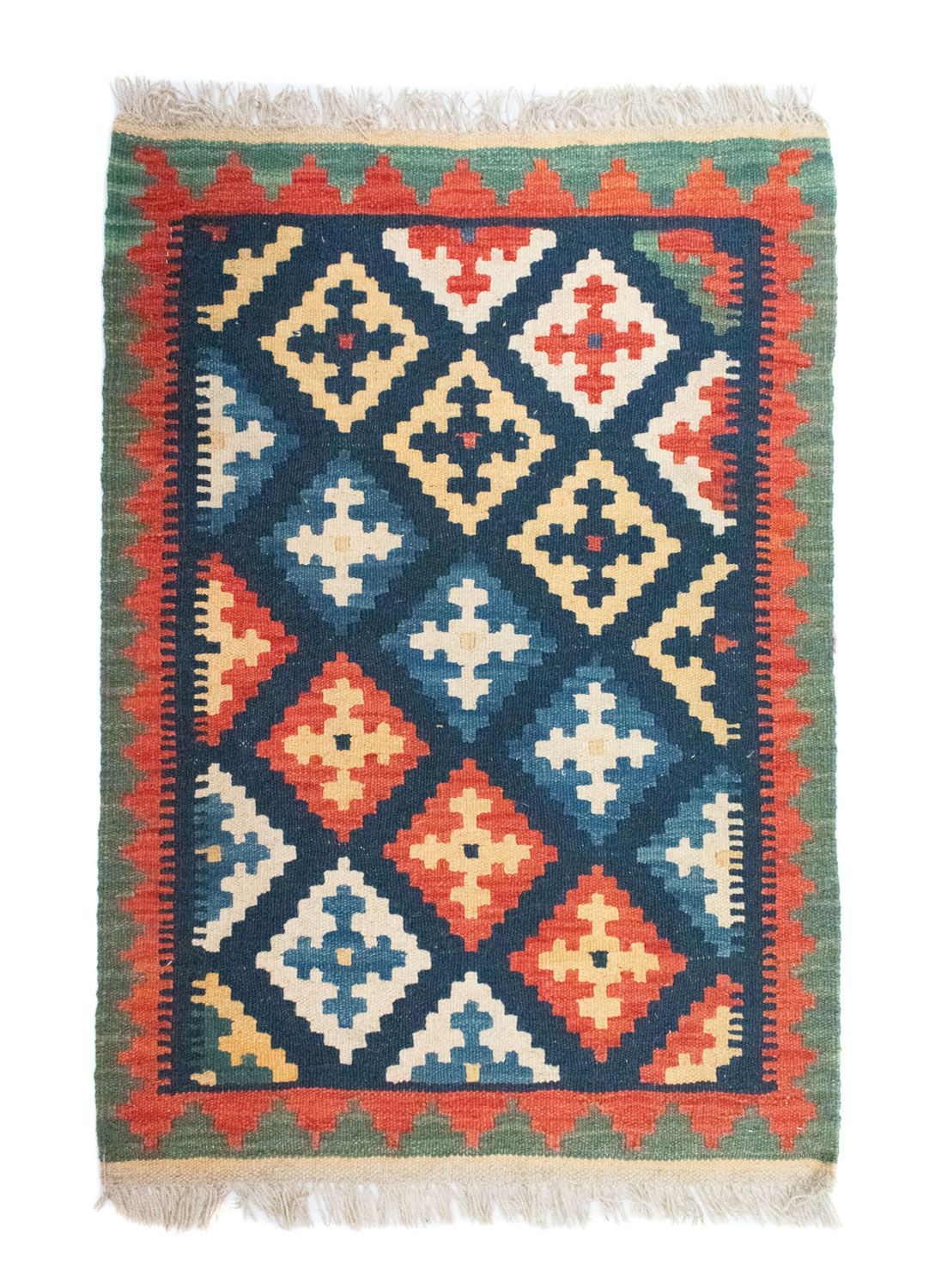 Tappeto Kelim - Orientale - 95 x 65 cm - blu
