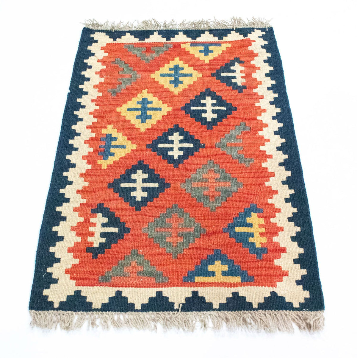 Tappeto Kelim - Orientale - 93 x 62 cm - arancione