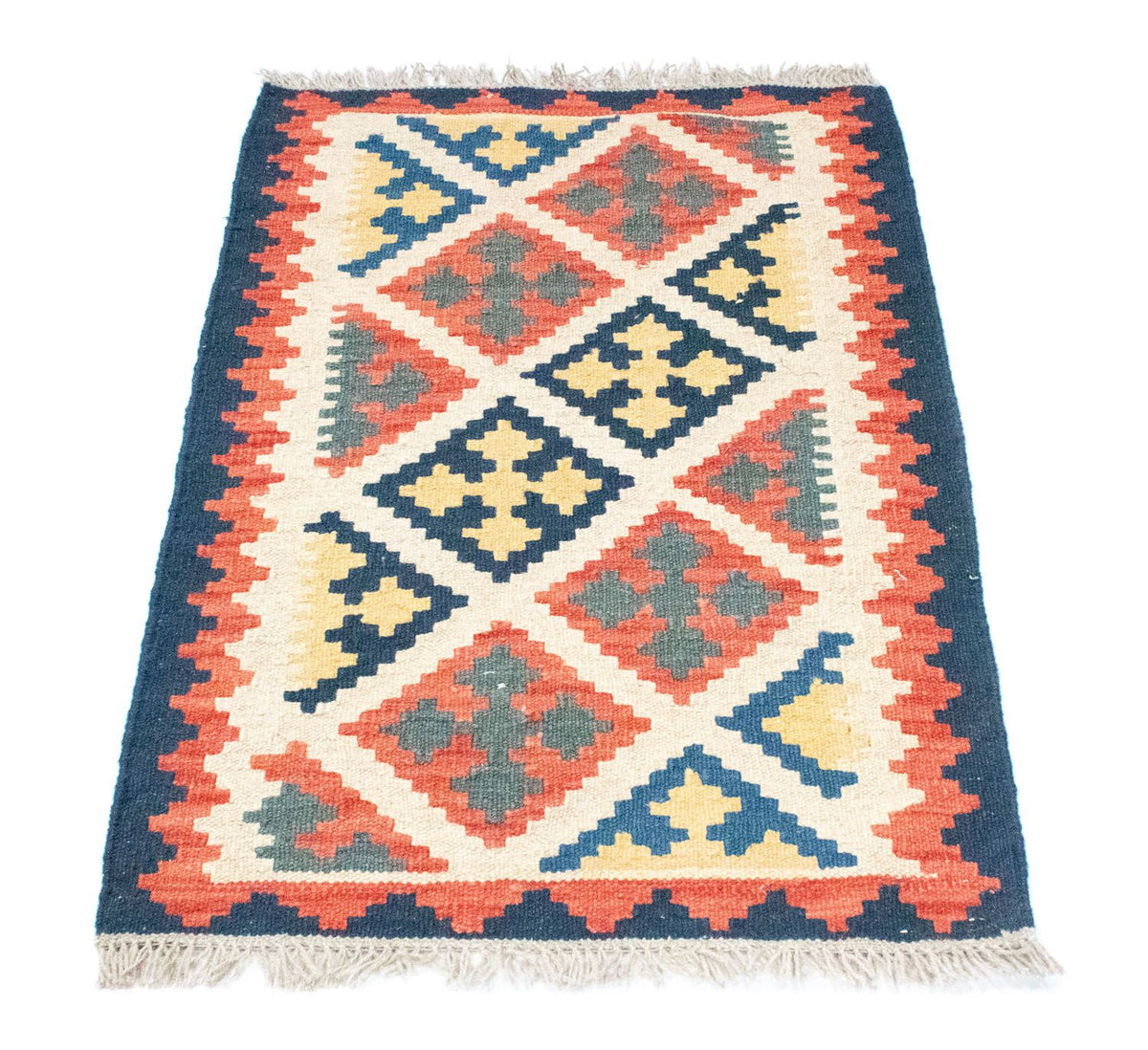 Tappeto Kelim - Orientale - 95 x 65 cm - arancione