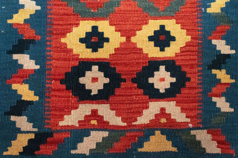 Tappeto Kelim - Orientale - 87 x 62 cm - arancione