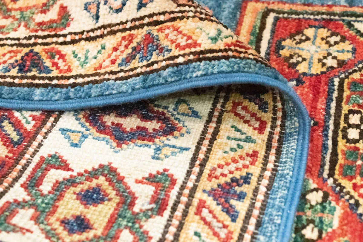 Tappeto corsia Tappeto Ziegler - Kazak - 212 x 79 cm - blu