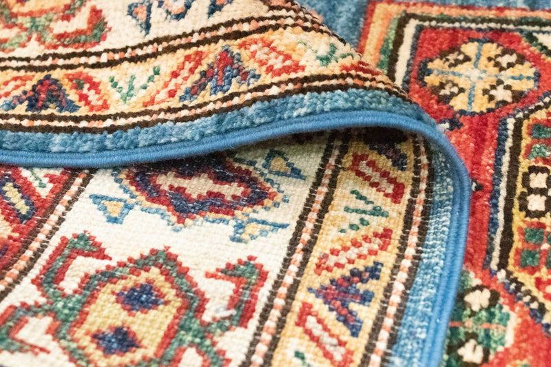 Tappeto corsia Tappeto Ziegler - Kazak - 212 x 79 cm - blu