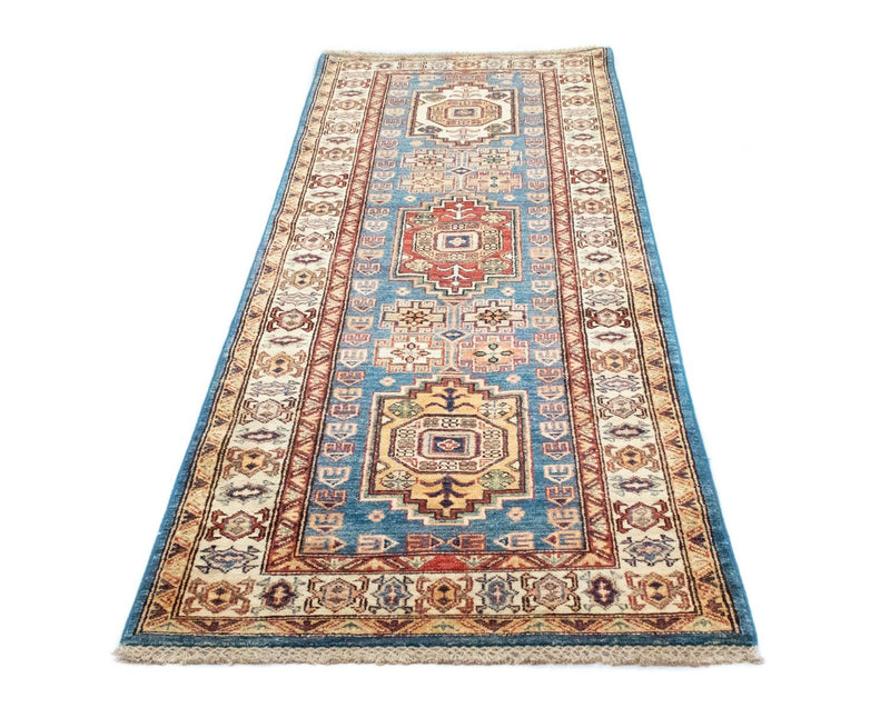 Tappeto corsia Tappeto Ziegler - Kazak - 212 x 79 cm - blu