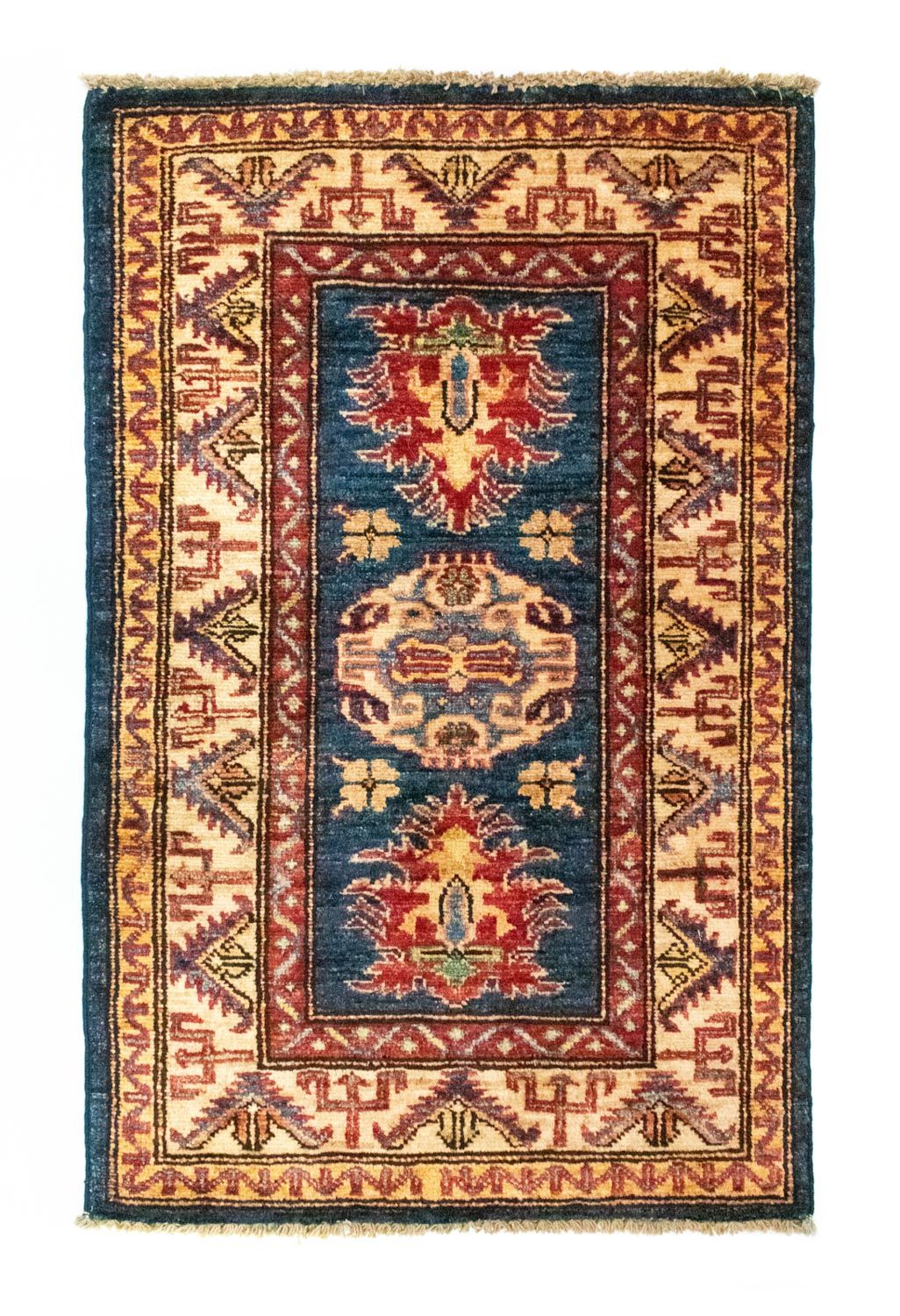 Tappeto Ziegler - Kazak - 89 x 56 cm - blu