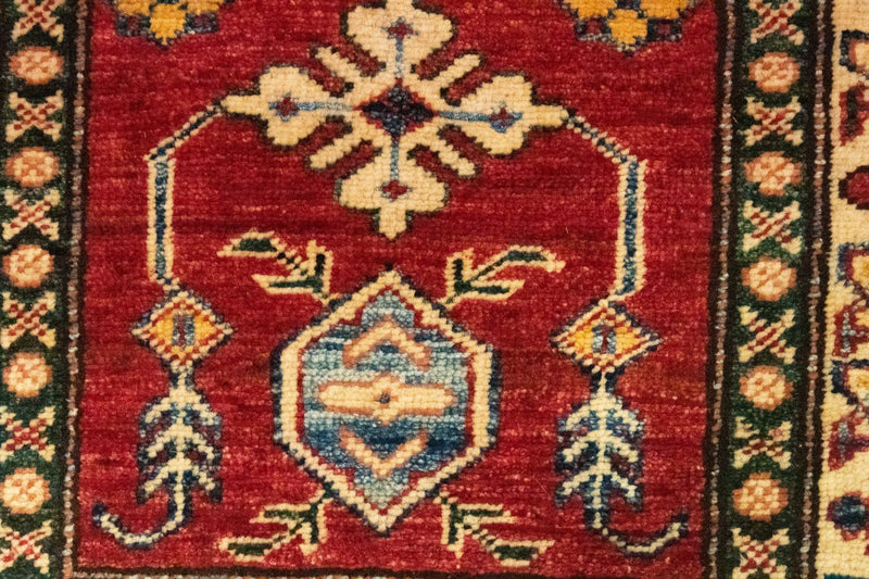 Tappeto Ziegler - Kazak - 93 x 62 cm - rosso