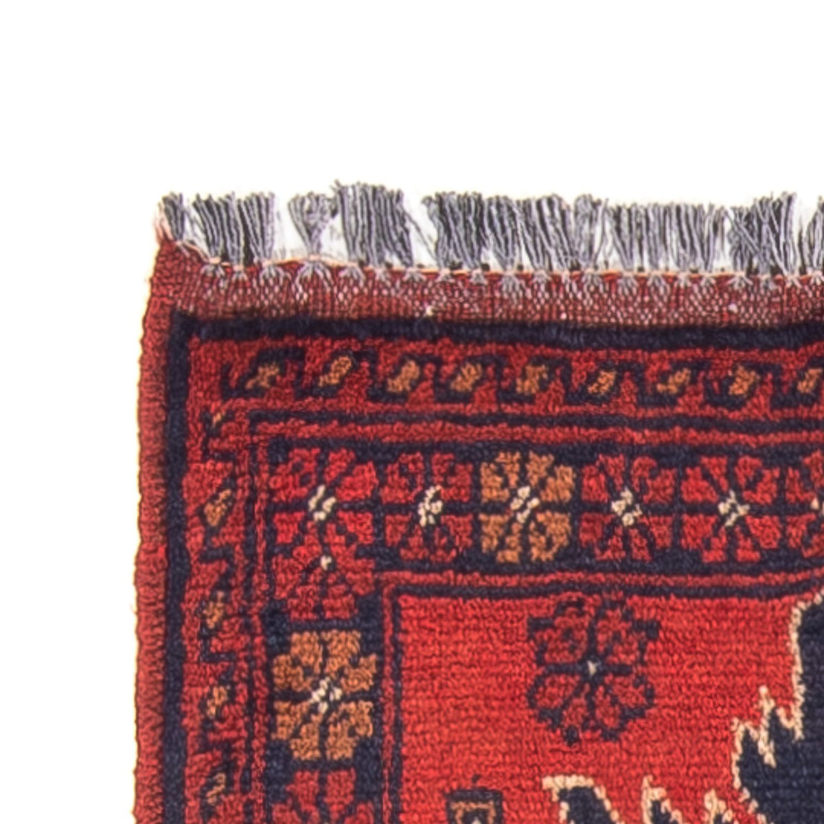 Tappeto afgano - Kunduz - 98 x 49 cm - rosso scuro