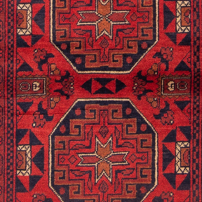 Tappeto afgano - Kunduz - 146 x 102 cm - rosso scuro