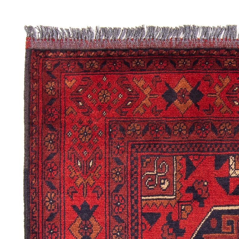 Tappeto afgano - Kunduz - 146 x 102 cm - rosso scuro