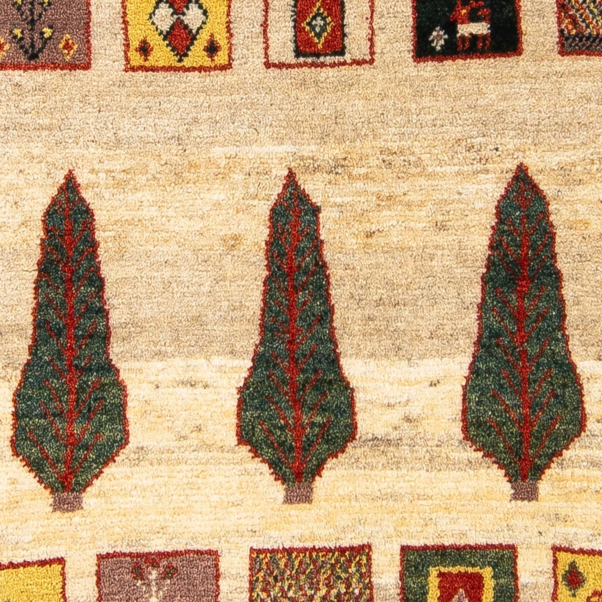 Tappeto Gabbeh - Loribaft Persero - 150 x 106 cm - beige