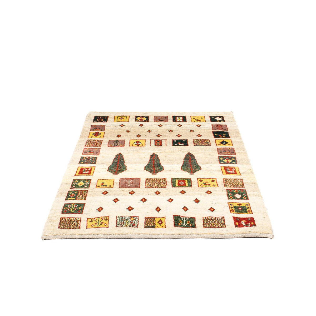 Tappeto Gabbeh - Loribaft Persero - 150 x 106 cm - beige