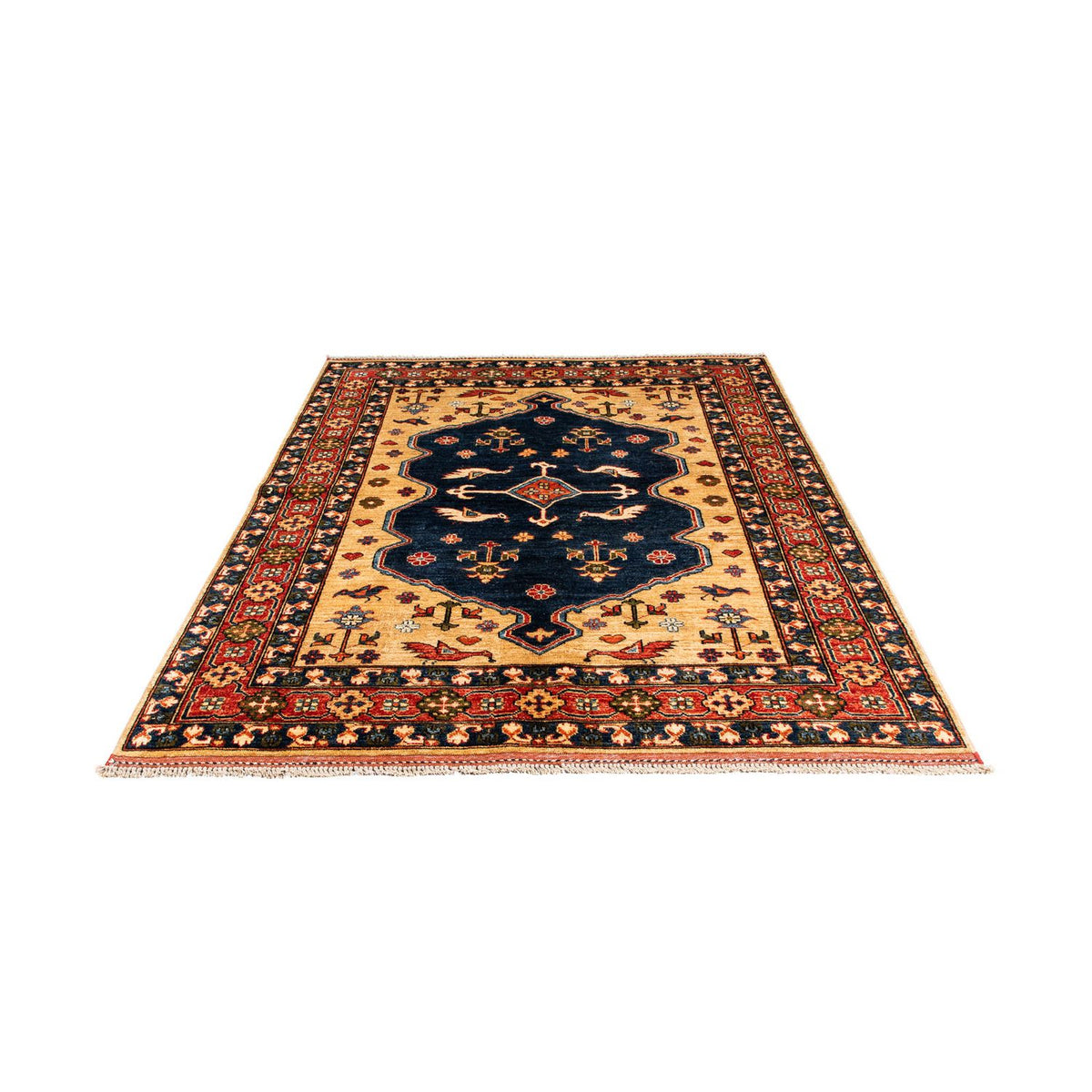 Tappeto afgano - 200 x 152 cm - blu scuro