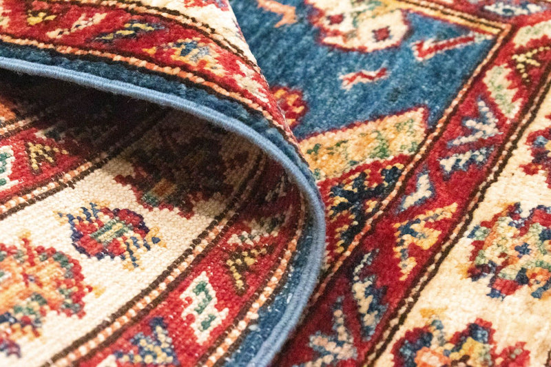 Tappeto Ziegler - Kazak - 97 x 65 cm - blu