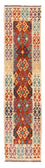 Tappeto corsia Tappeto Kelim - Splash - 302 x 83 cm - multicolore