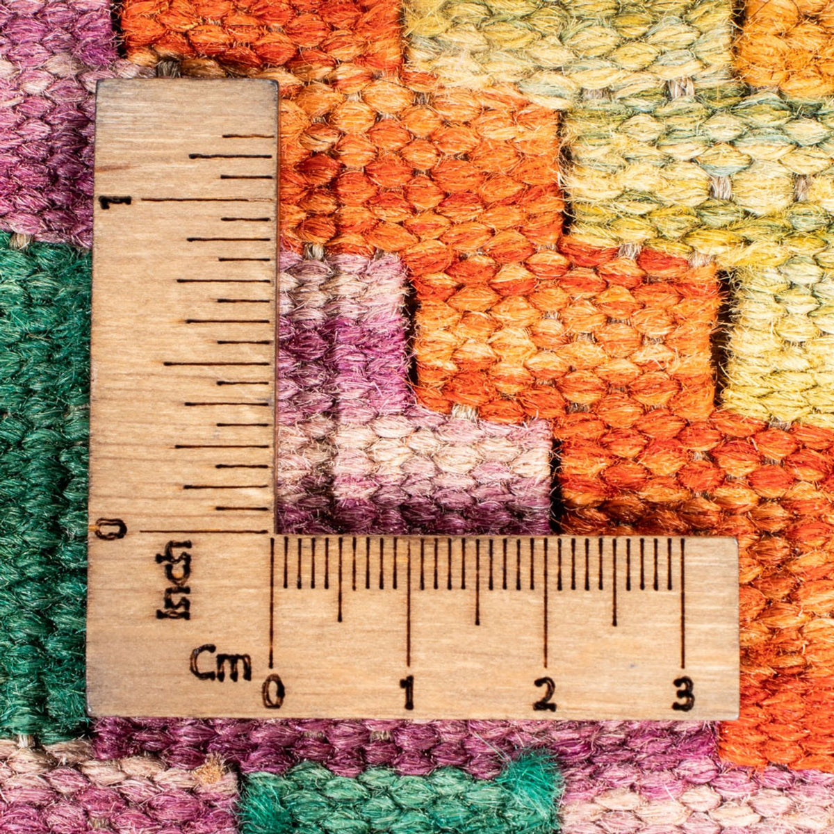 Tappeto corsia Tappeto Kelim - Splash - 297 x 86 cm - multicolore