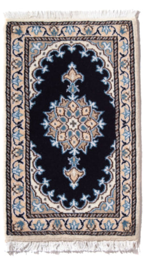 Tappeto Persero - Nain - 60 x 40 cm - blu scuro