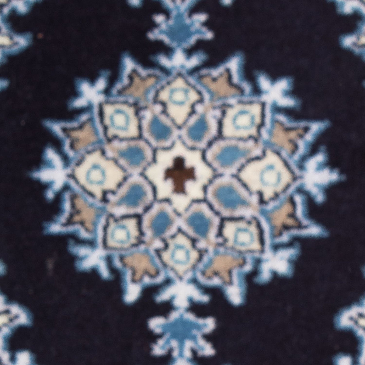 Tappeto Persero - Nain - 60 x 40 cm - blu scuro