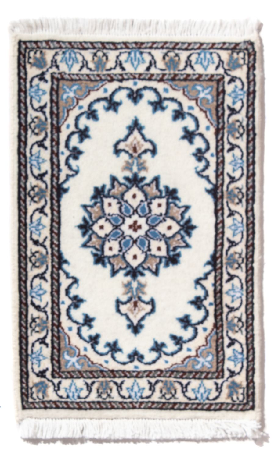 Tappeto Persero - Nain - 60 x 40 cm - blu chiaro
