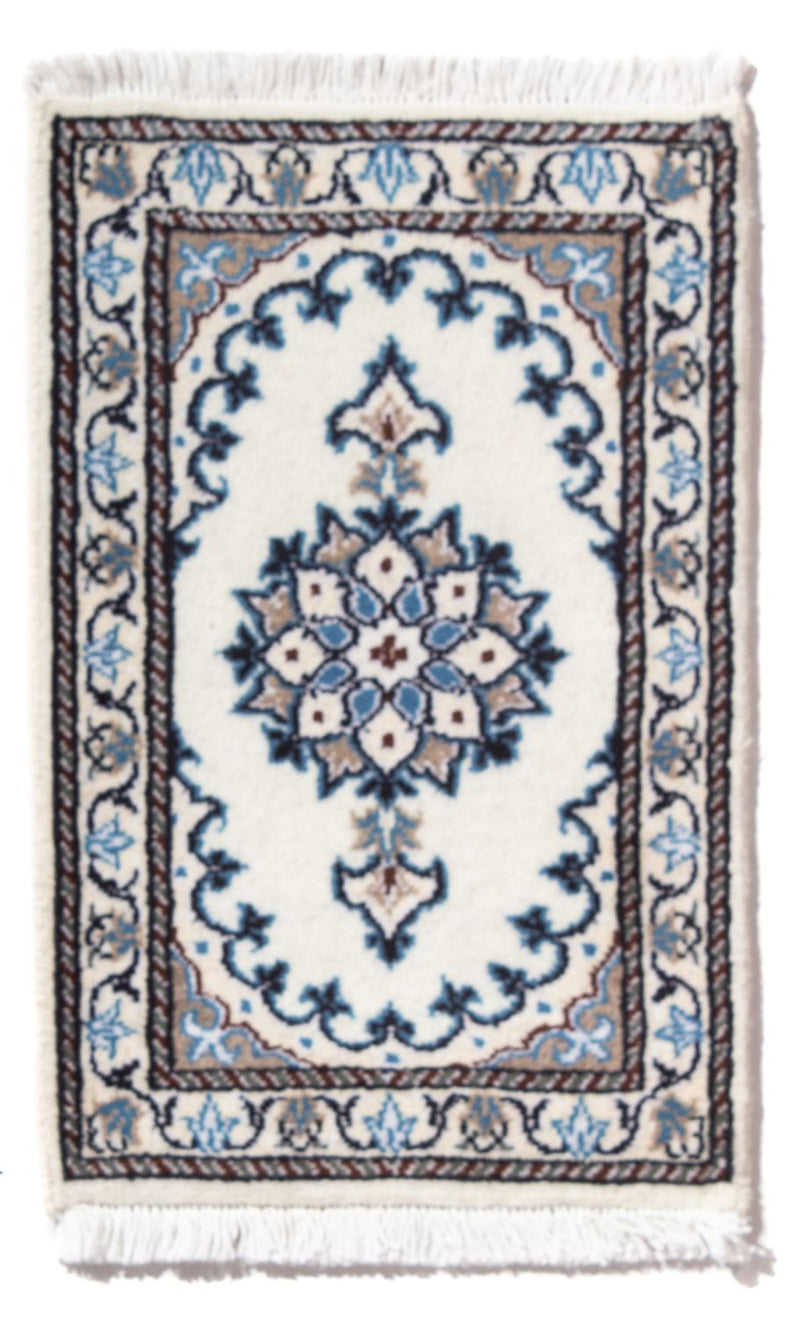 Tappeto Persero - Nain - 60 x 40 cm - blu chiaro