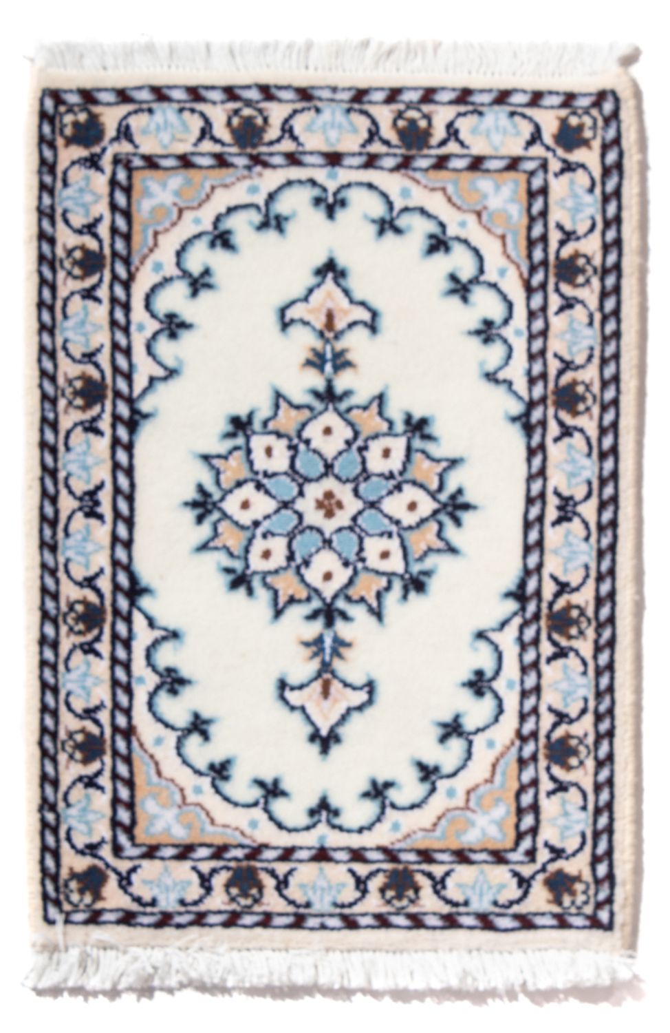 Tappeto Persero - Nain - 60 x 40 cm - blu chiaro