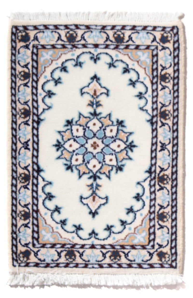 Tappeto Persero - Nain - 60 x 40 cm - blu chiaro