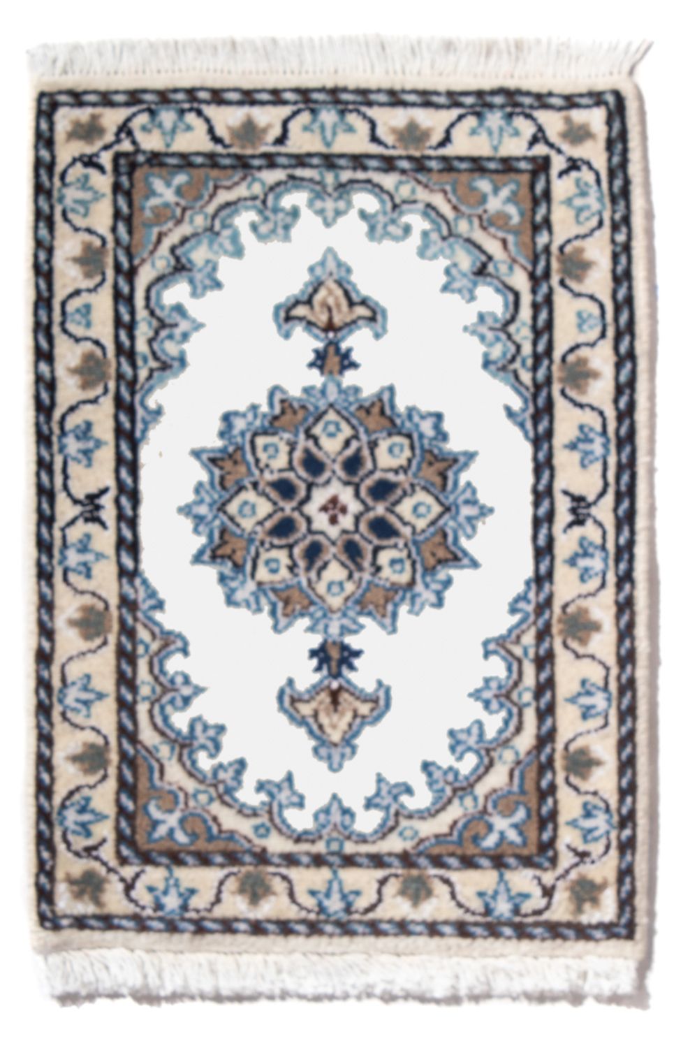 Tappeto Persero - Nain - 60 x 40 cm - blu chiaro