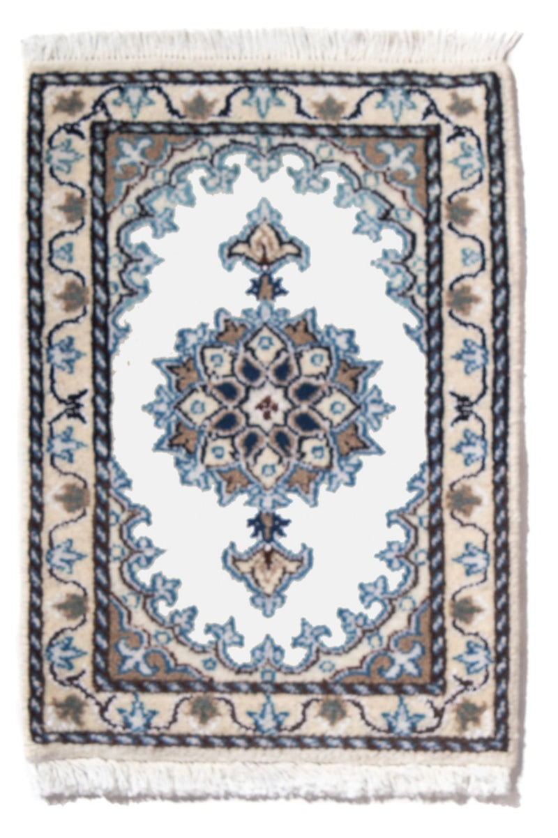 Tappeto Persero - Nain - 60 x 40 cm - blu chiaro