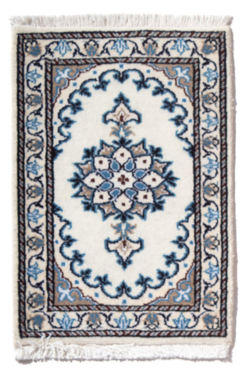 Tappeto Persero - Nain - 60 x 40 cm - blu chiaro