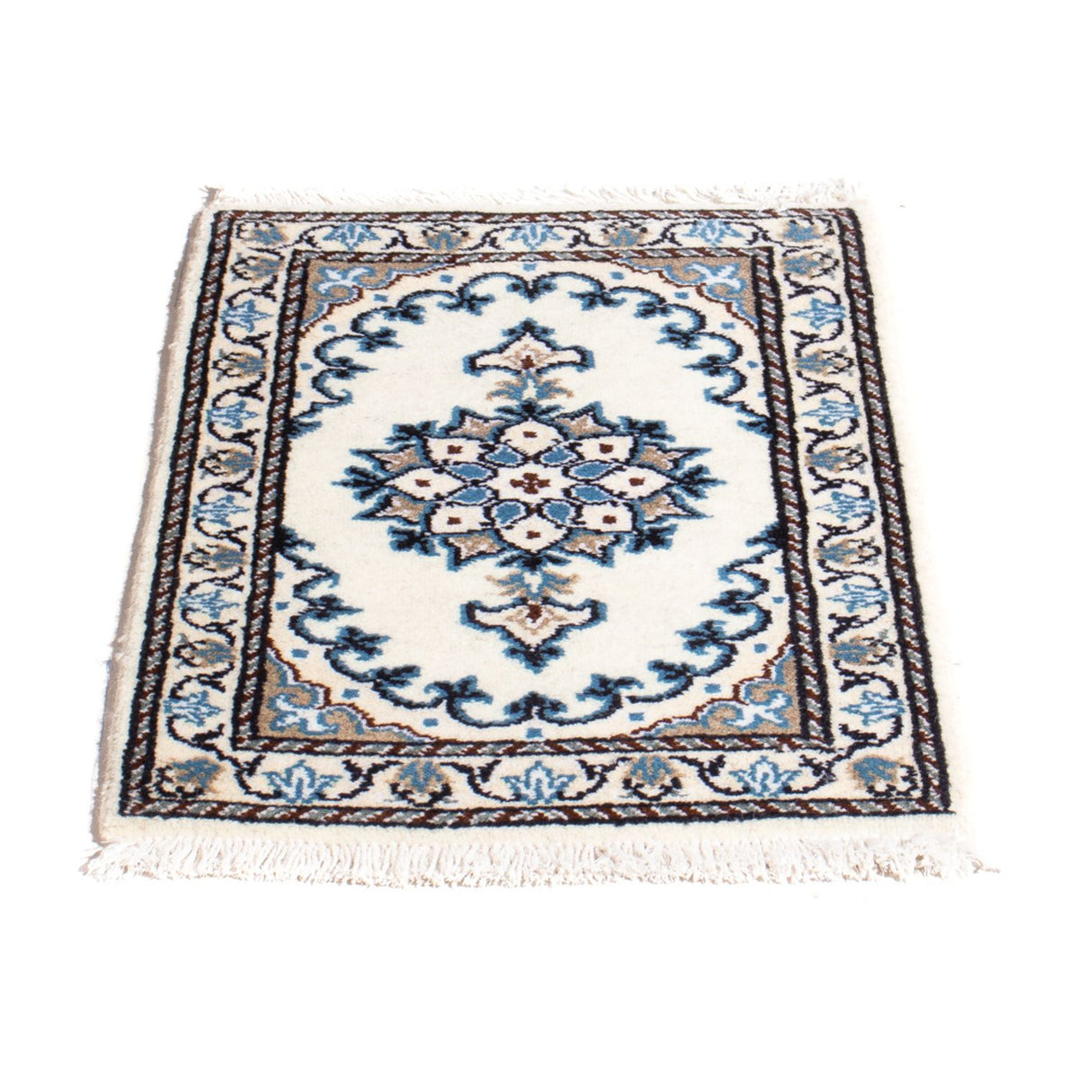 Tappeto Persero - Nain - 60 x 40 cm - blu chiaro