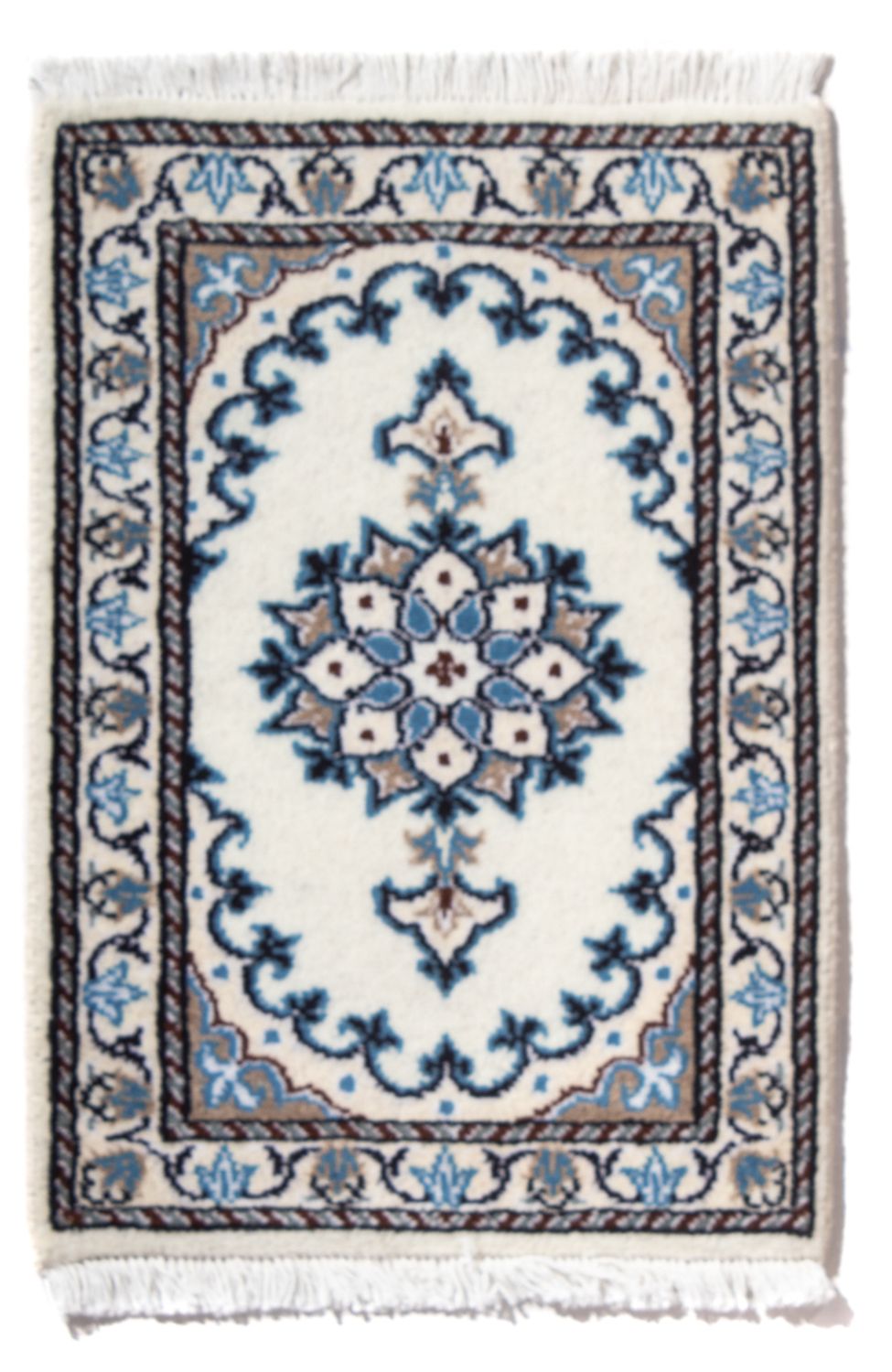 Tappeto Persero - Nain - 60 x 40 cm - blu chiaro