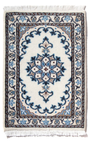 Tappeto Persero - Nain - 60 x 40 cm - blu chiaro