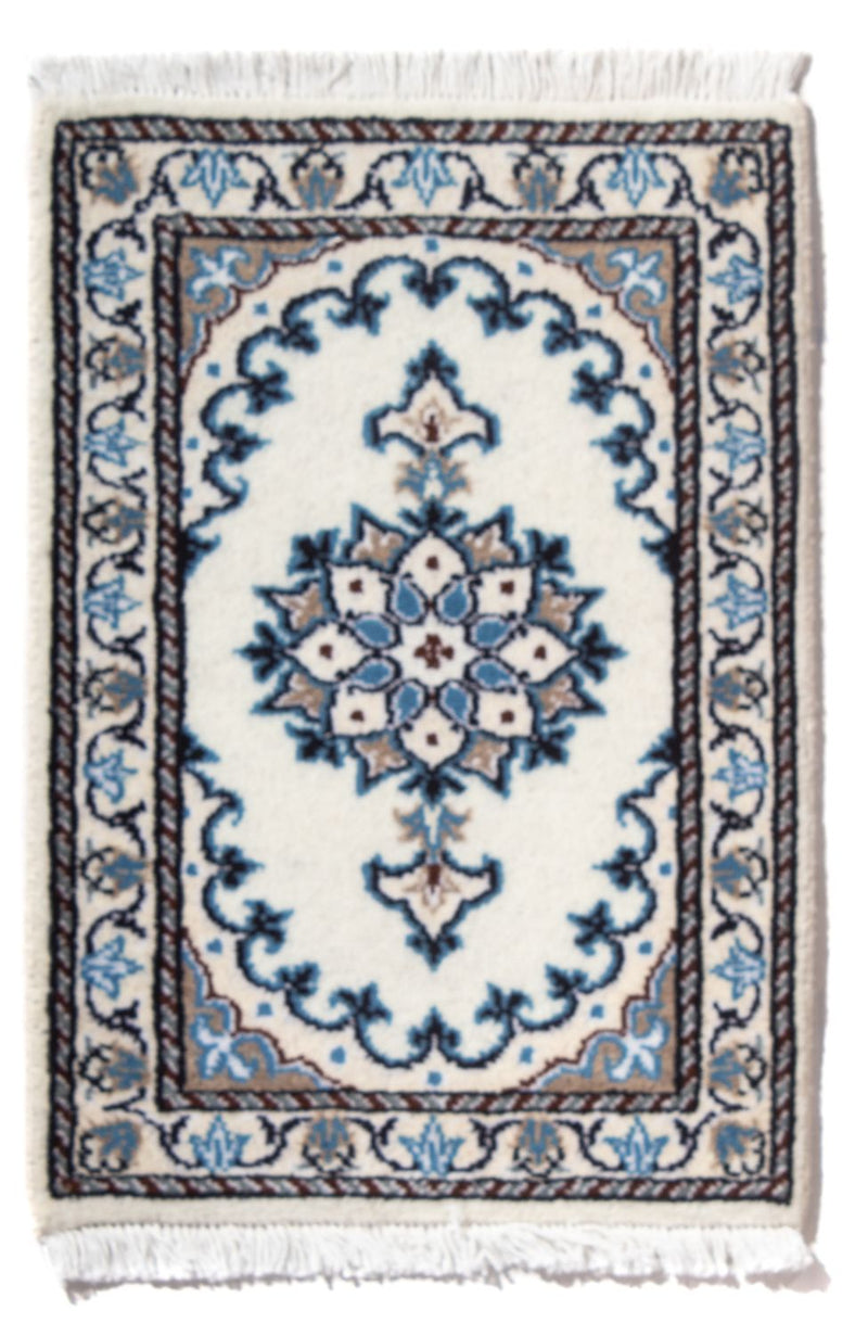 Tappeto Persero - Nain - 60 x 40 cm - blu chiaro