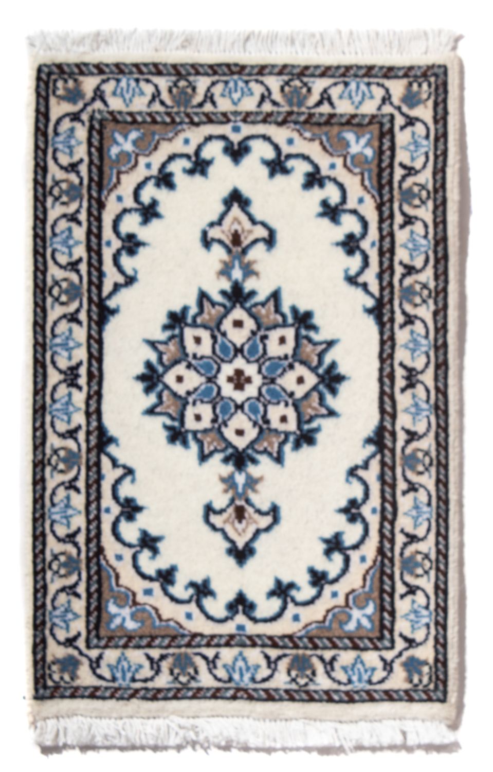 Tappeto Persero - Nain - 60 x 40 cm - blu chiaro