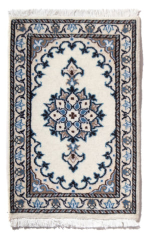 Tappeto Persero - Nain - 60 x 40 cm - blu chiaro