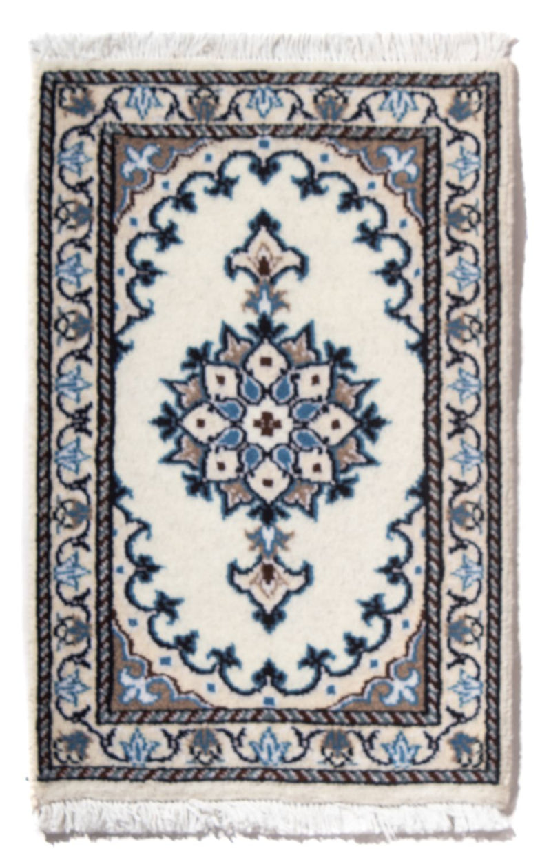 Tappeto Persero - Nain - 60 x 40 cm - blu chiaro
