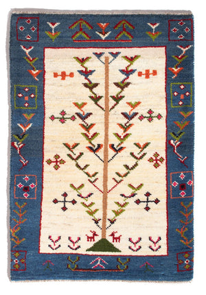 Tappeto Gabbeh - Persero - 92 x 63 cm - multicolore