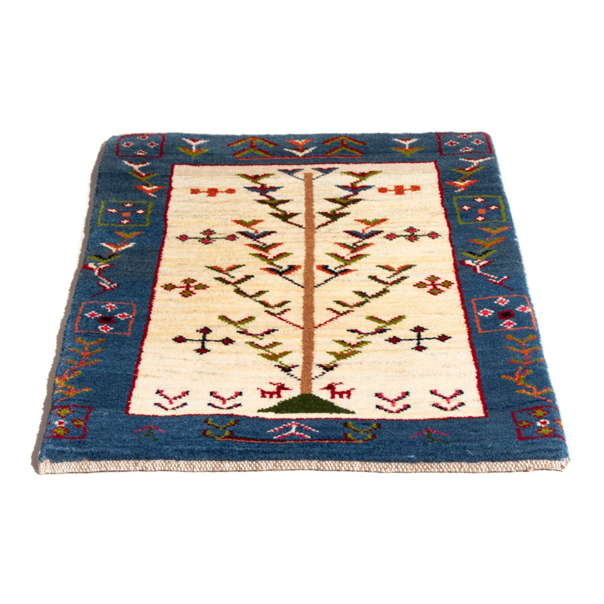 Tappeto Gabbeh - Persero - 92 x 63 cm - multicolore
