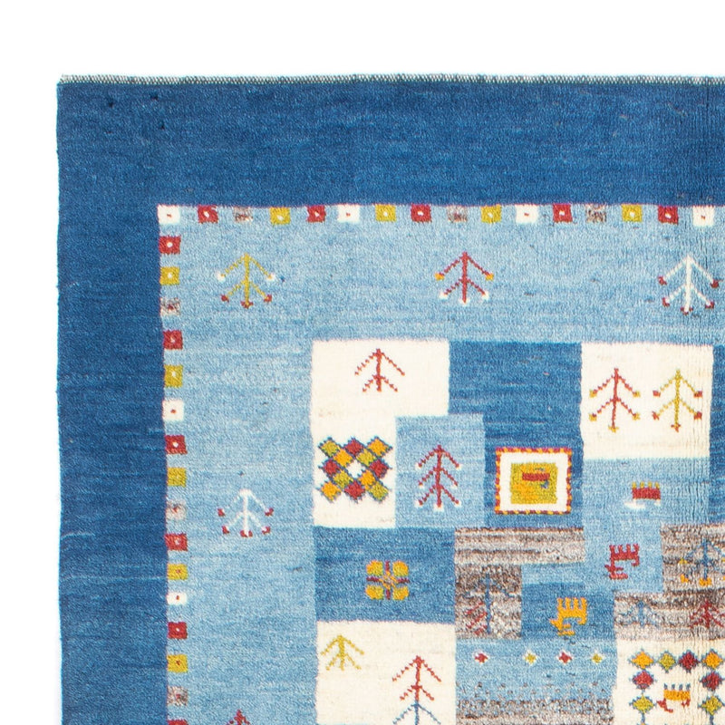 Tappeto Gabbeh - Persero - 204 x 151 cm - blu