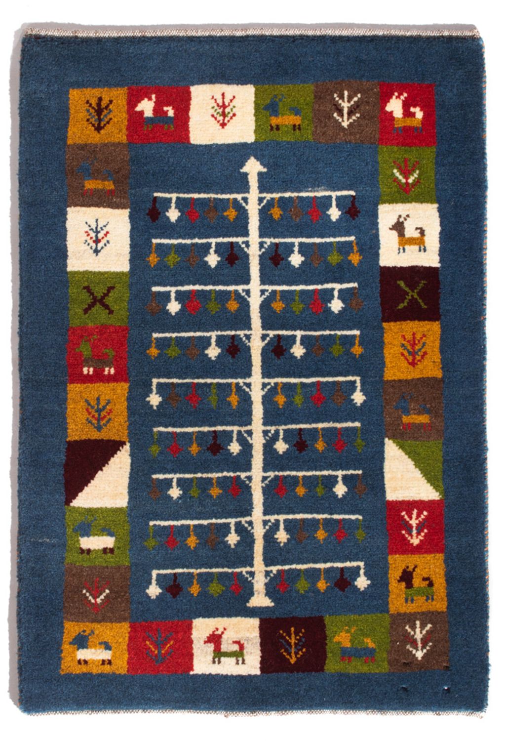 Tappeto Gabbeh - Persero - 90 x 62 cm - multicolore