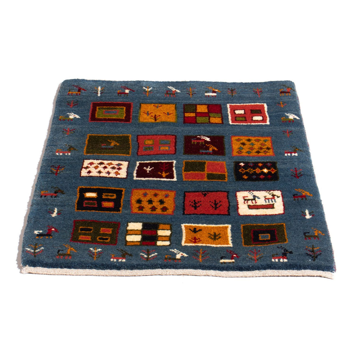 Tappeto Gabbeh - Persero - 90 x 65 cm - multicolore