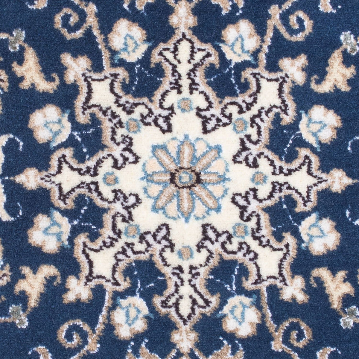 Tappeto Persero - Nain - 90 x 60 cm - blu