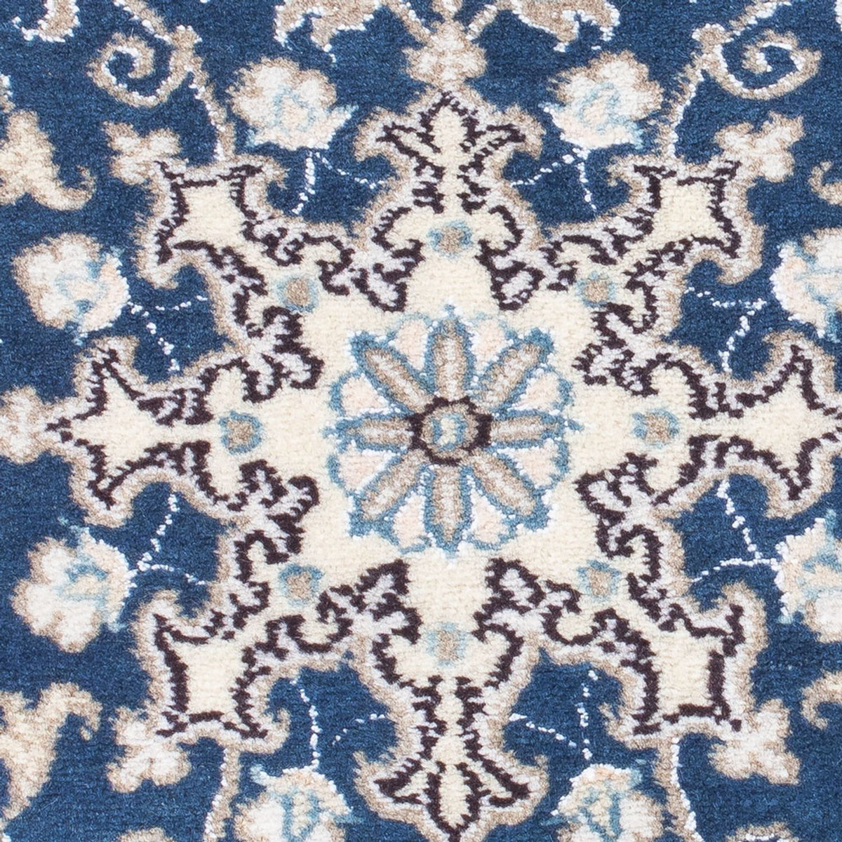 Tappeto Persero - Nain - 90 x 60 cm - blu