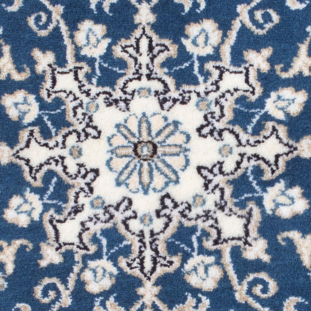 Tappeto Persero - Nain - 90 x 60 cm - blu