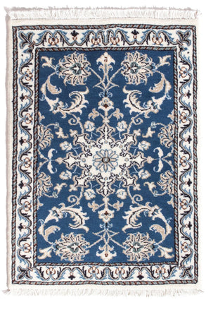 Tappeto Persero - Nain - 90 x 60 cm - blu