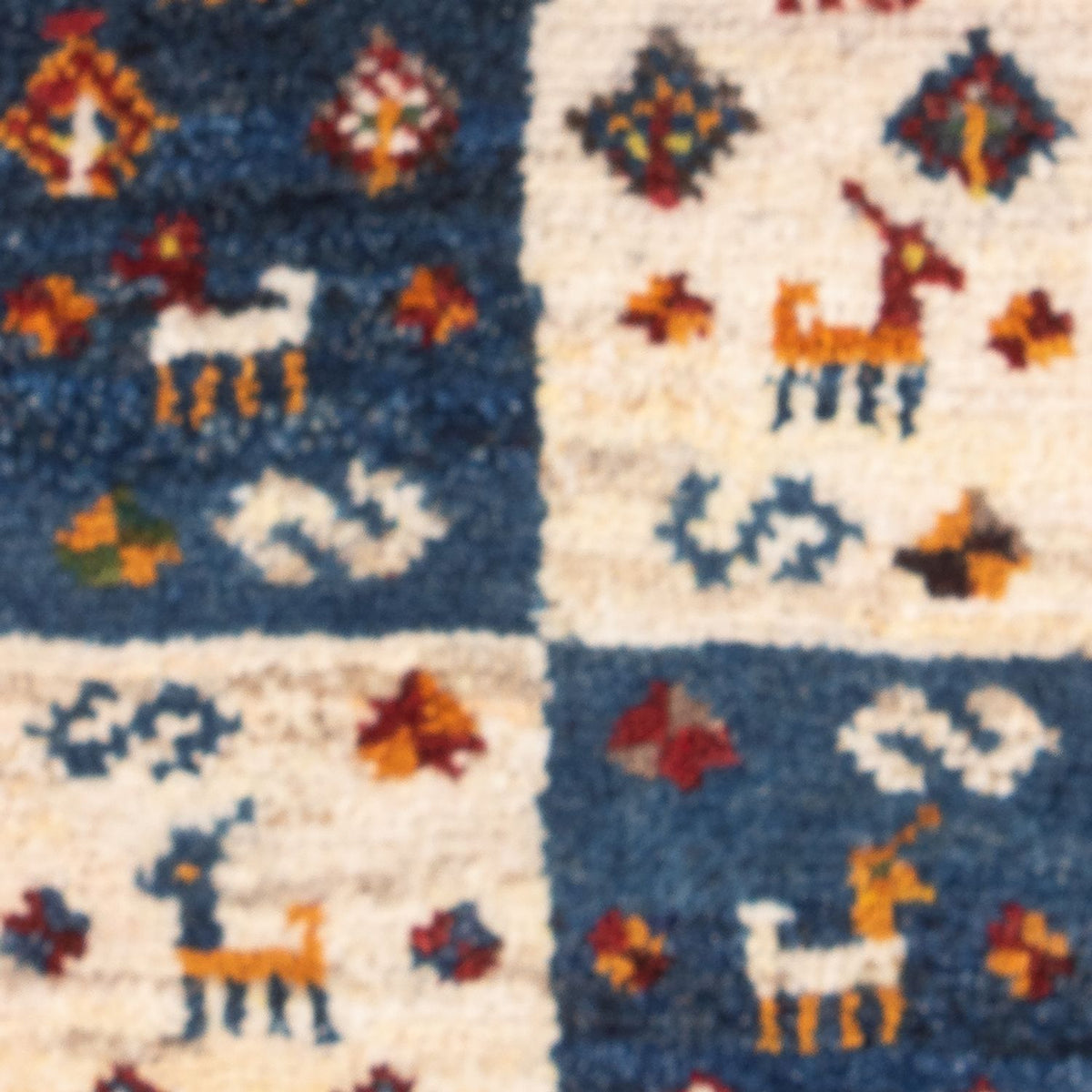Tappeto Gabbeh - Persero - 60 x 40 cm - multicolore